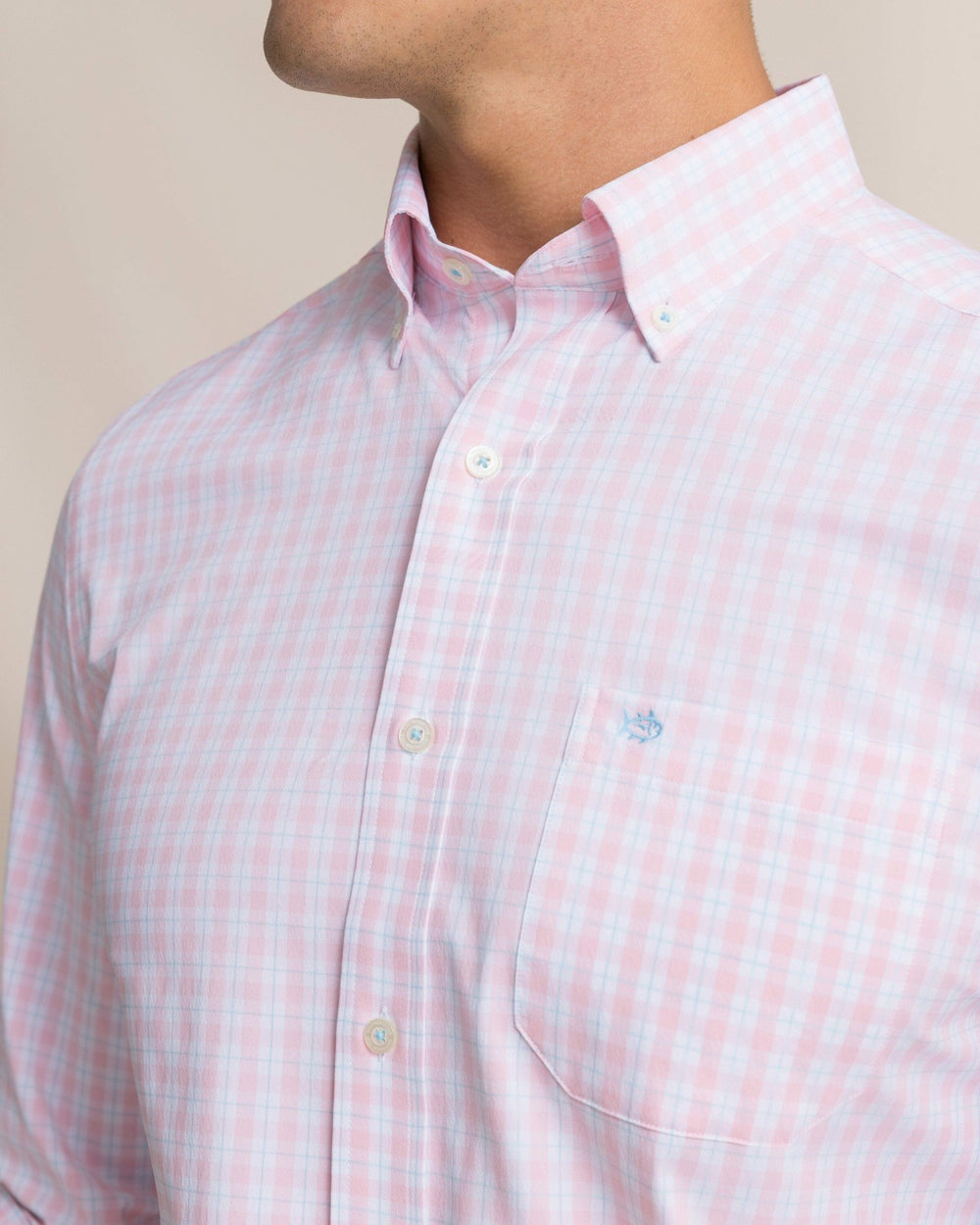 Precheck Plaid Coastal Breeze® Sport Shirt Southern Tide Discounted