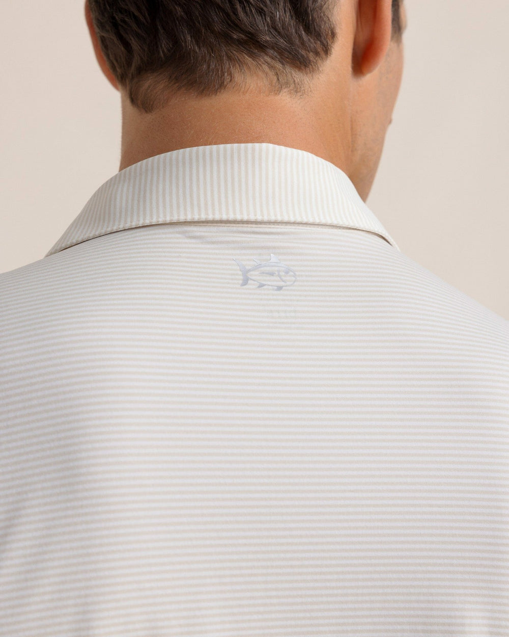 brrr°®-eeze Meadowbrook Stripe Polo - Sand White Southern Tide Bargain