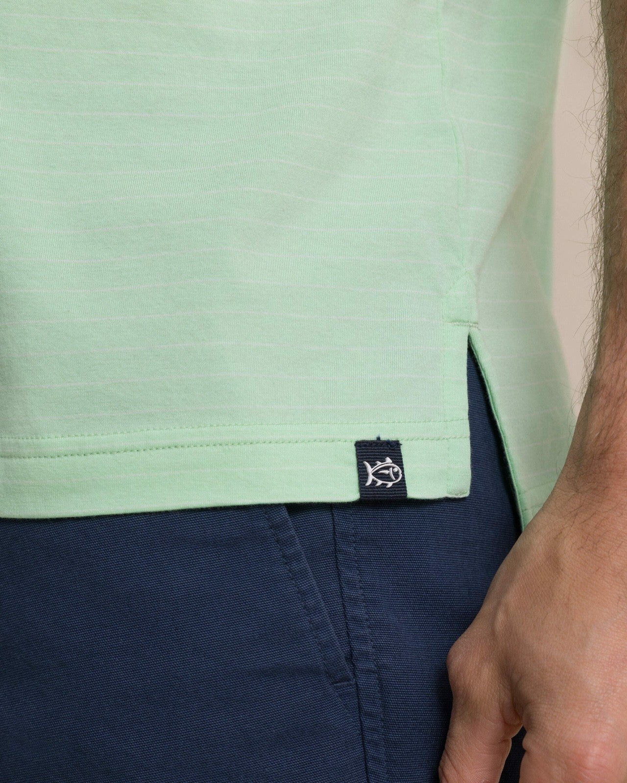 The Seaport Kinston Stripe Polo Southern Tide Discount