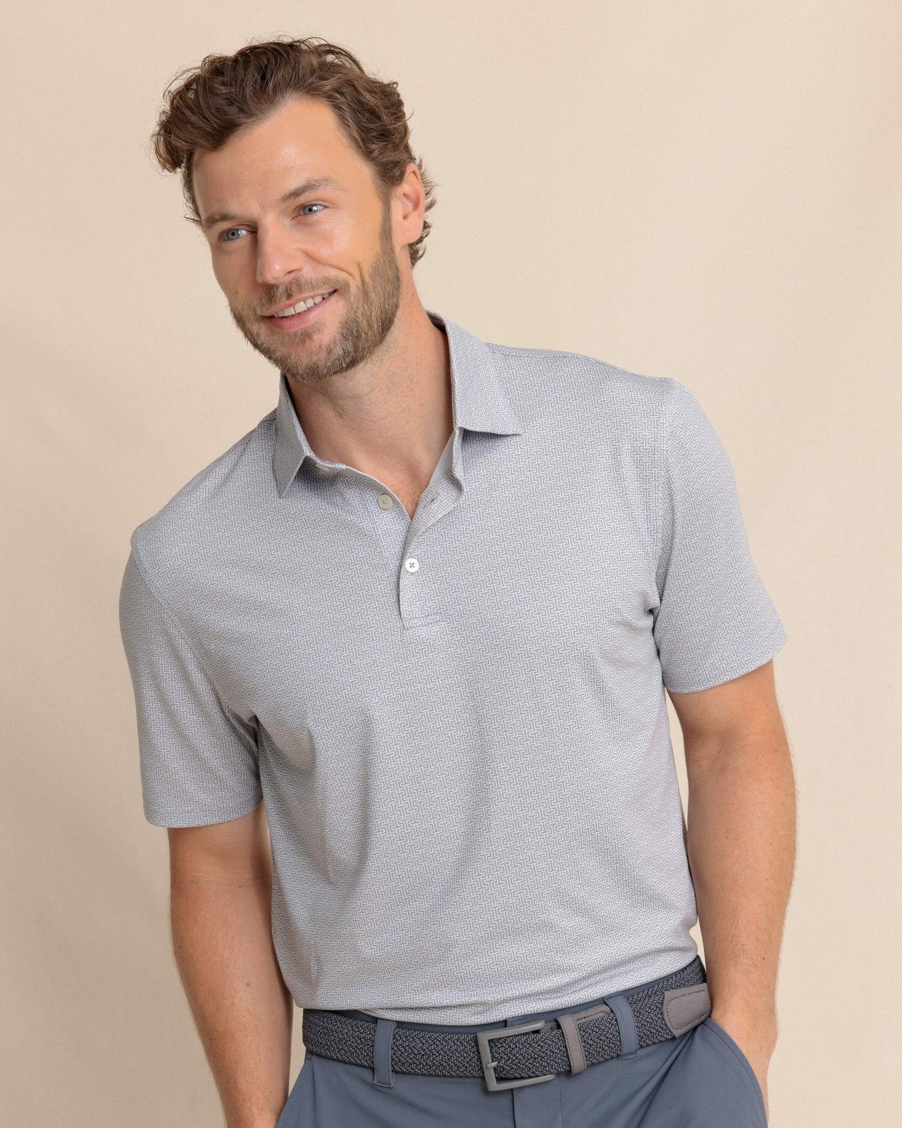 Driver ST Geo Printed Polo Southern Tide Hot Deal