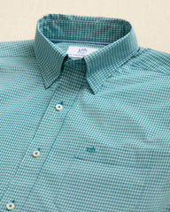 Crofton Plaid Charleston Sport Shirt - Spruce Southern Tide Value Deal
