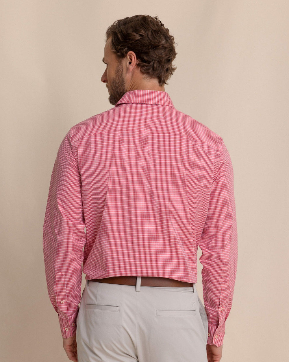 Crofton Plaid Charleston Sport Shirt - Red Southern Tide Sale