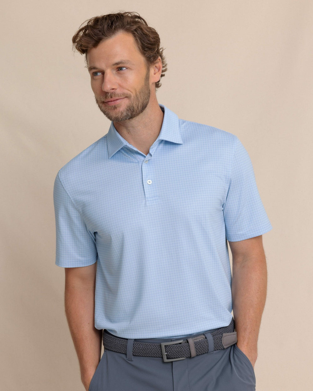Driver Spring Geo Printed Polo Southern Tide Discount