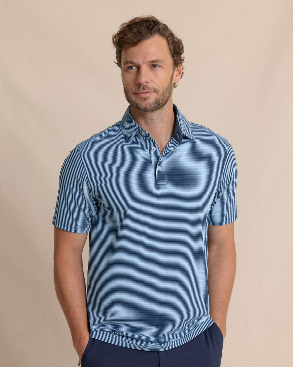 brrr°® Meadowbrook Stripe Polo - Ocean Channel Southern Tide Outlets