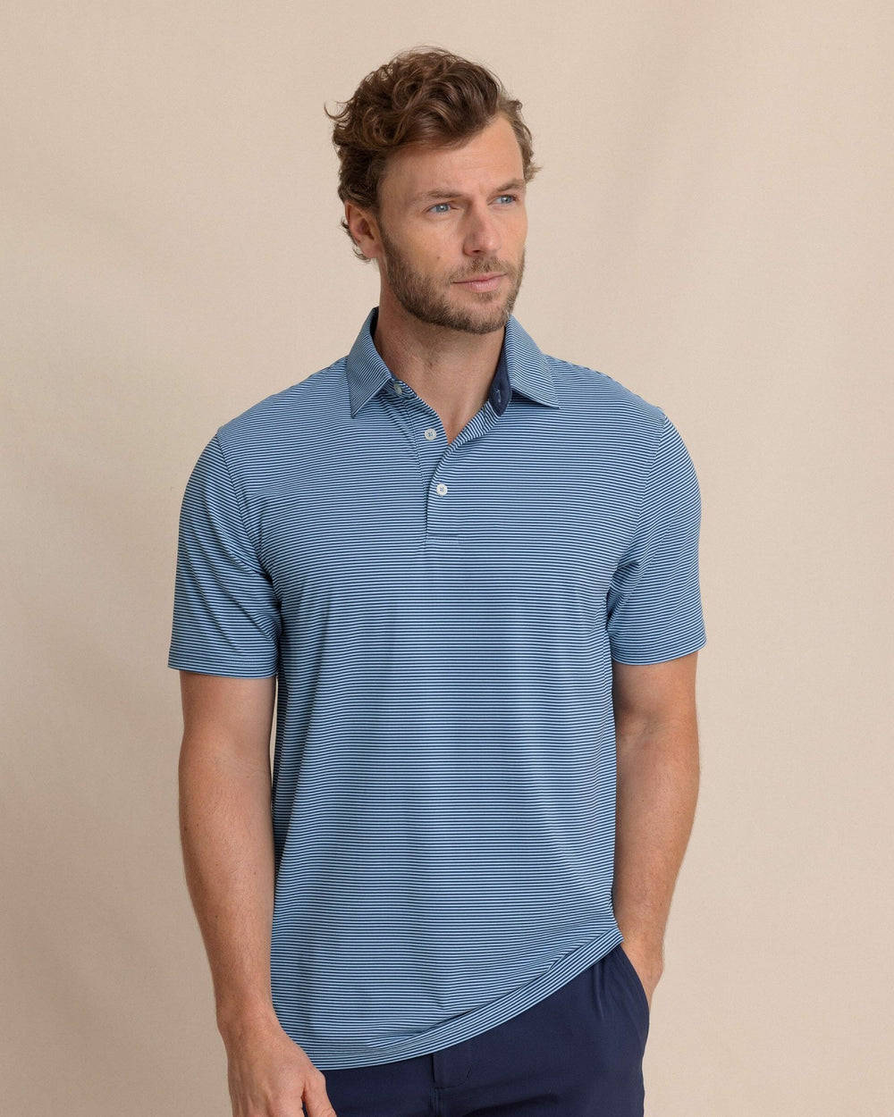 brrr°® Meadowbrook Stripe Polo - Ocean Channel Southern Tide Outlets