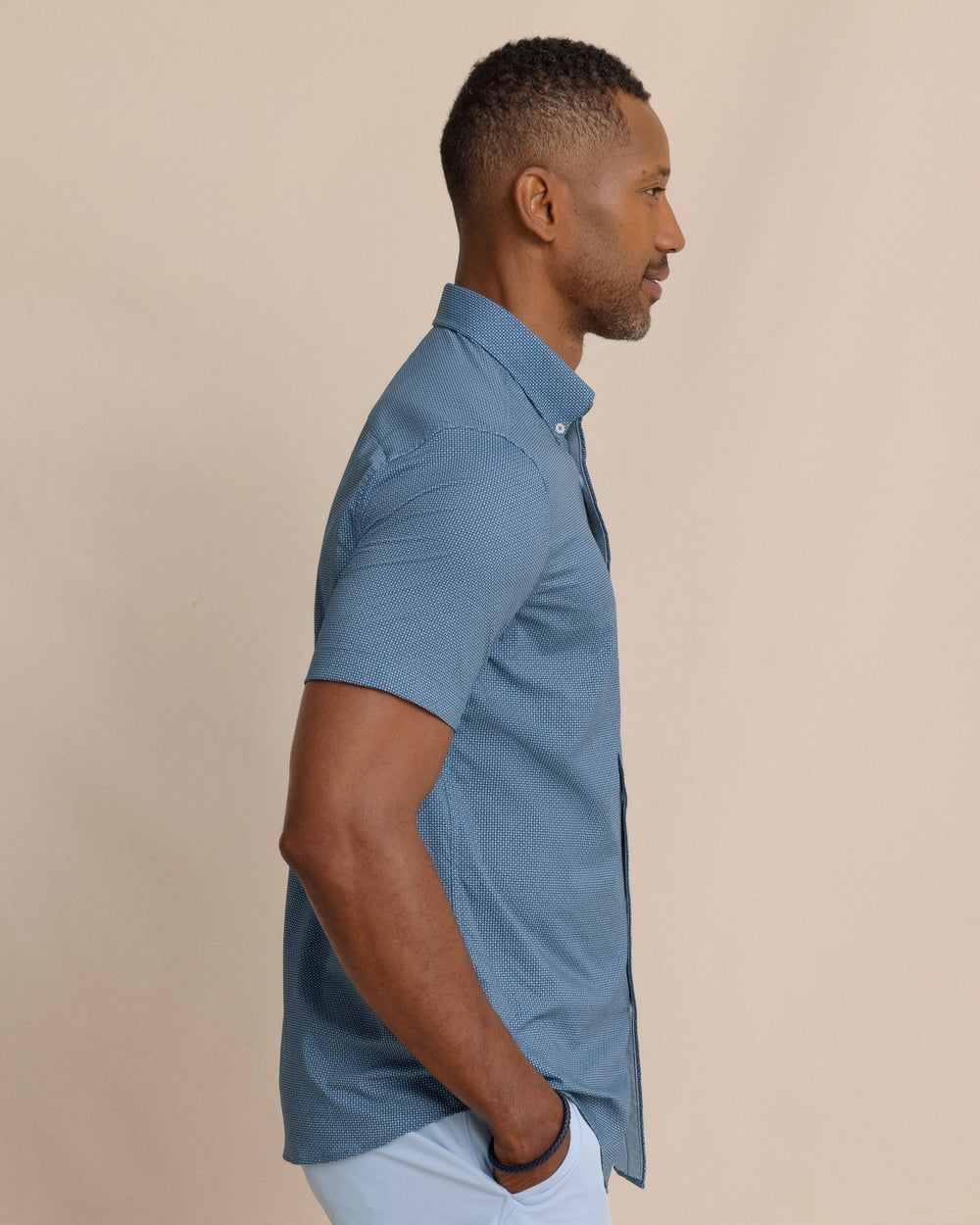 Eastport Heather brrr°® Short Sleeve Sport Shirt Southern Tide Exclusive Deal