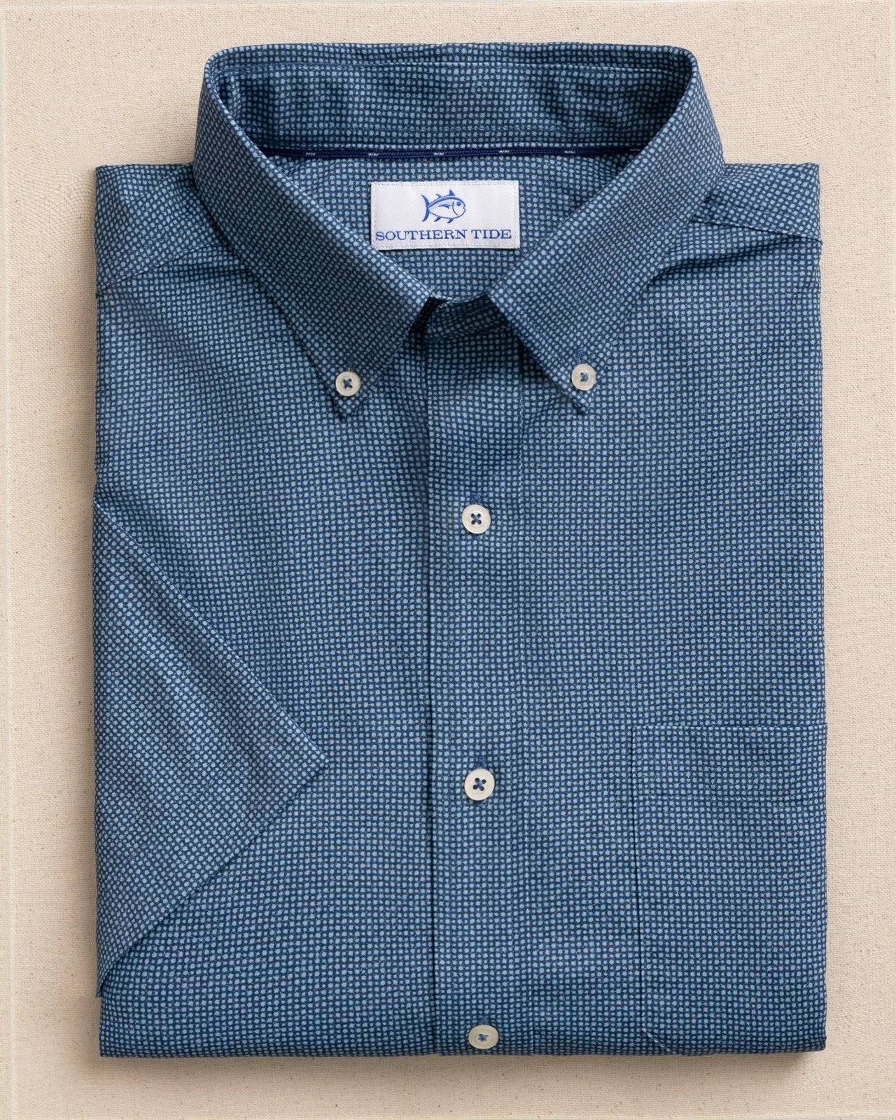 Eastport Heather brrr°® Short Sleeve Sport Shirt Southern Tide Exclusive Deal