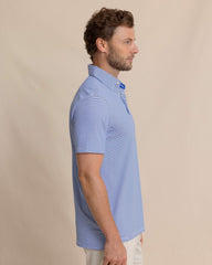 brrr°®-eeze Meadowbrook Stripe Polo - Surf Blue Southern Tide Value Deal