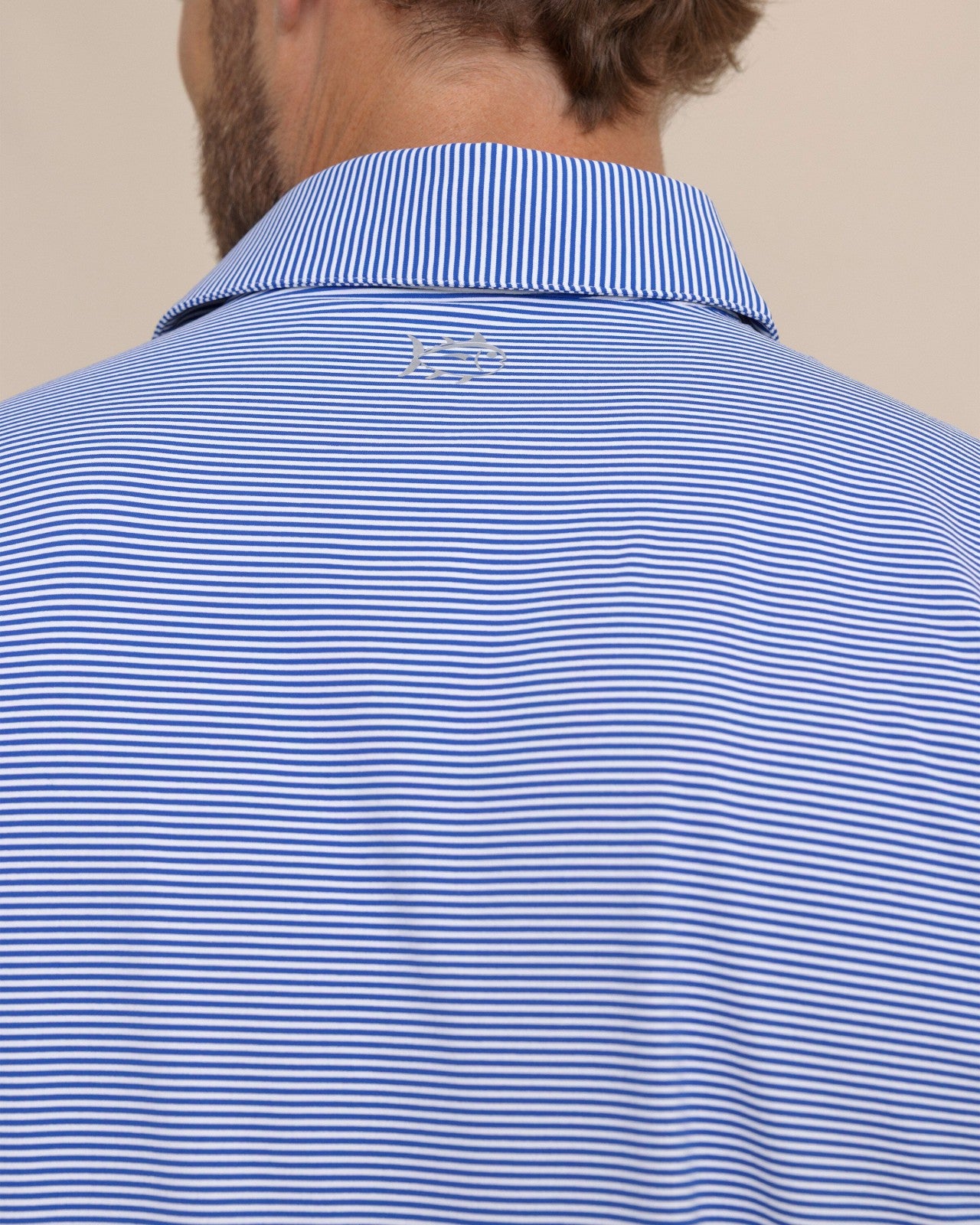 brrr°®-eeze Meadowbrook Stripe Polo - Surf Blue Southern Tide Value Deal