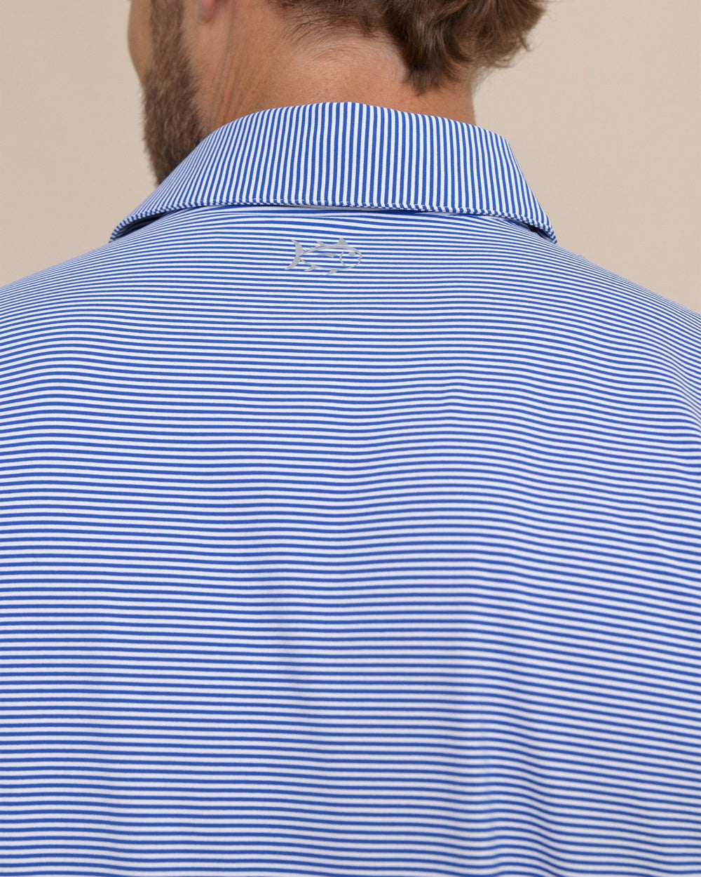 brrr°®-eeze Meadowbrook Stripe Polo - Surf Blue Southern Tide Value Deal
