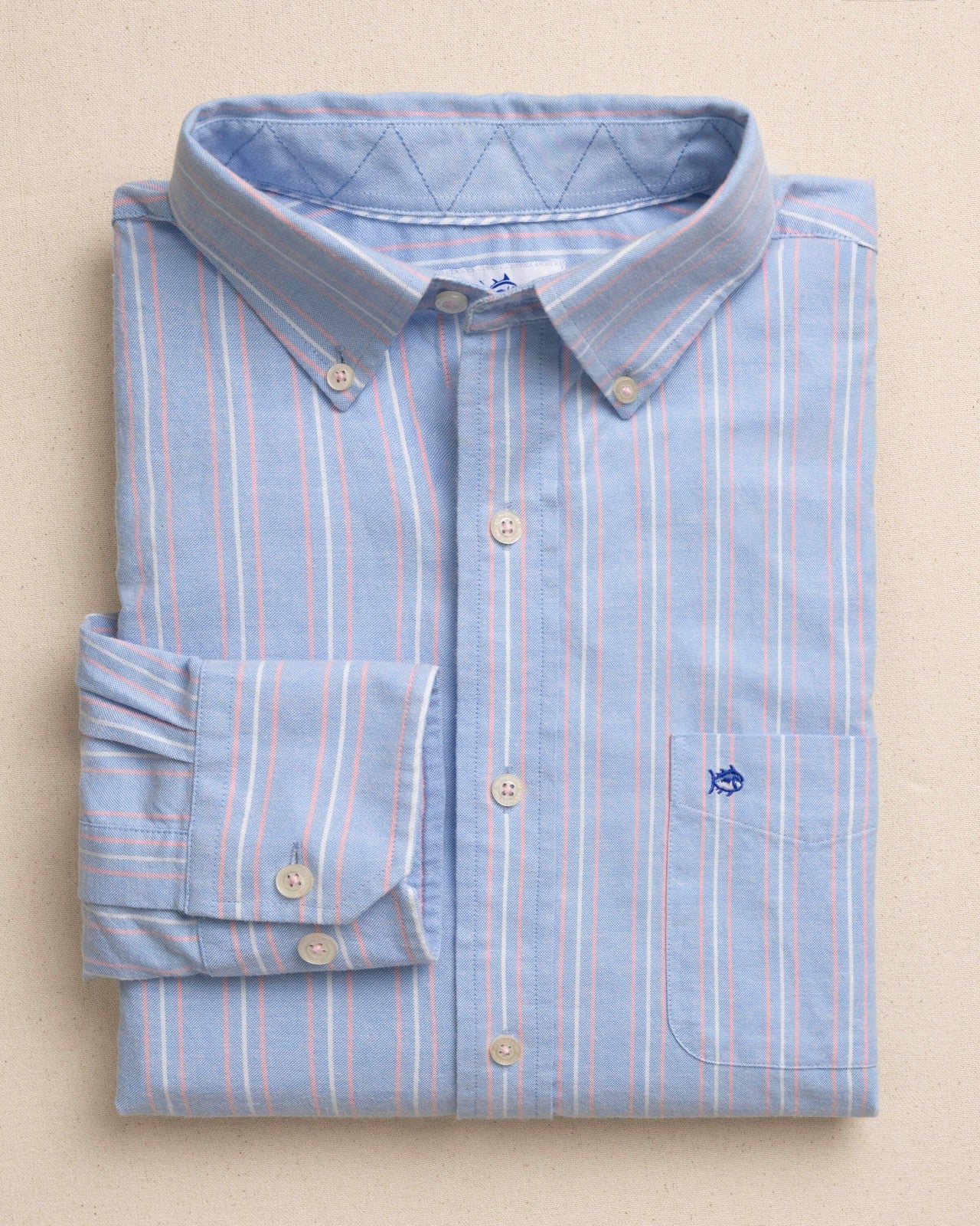 Beachside Charleston Oxford Stripe Sport Shirt Southern Tide Sale