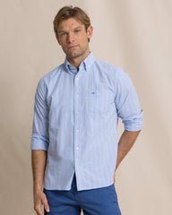 Beachside Charleston Oxford Stripe Sport Shirt Southern Tide Sale