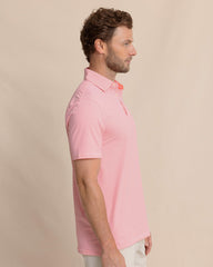brrr°®-eeze Meadowbrook Stripe Polo - Coral Southern Tide Discount