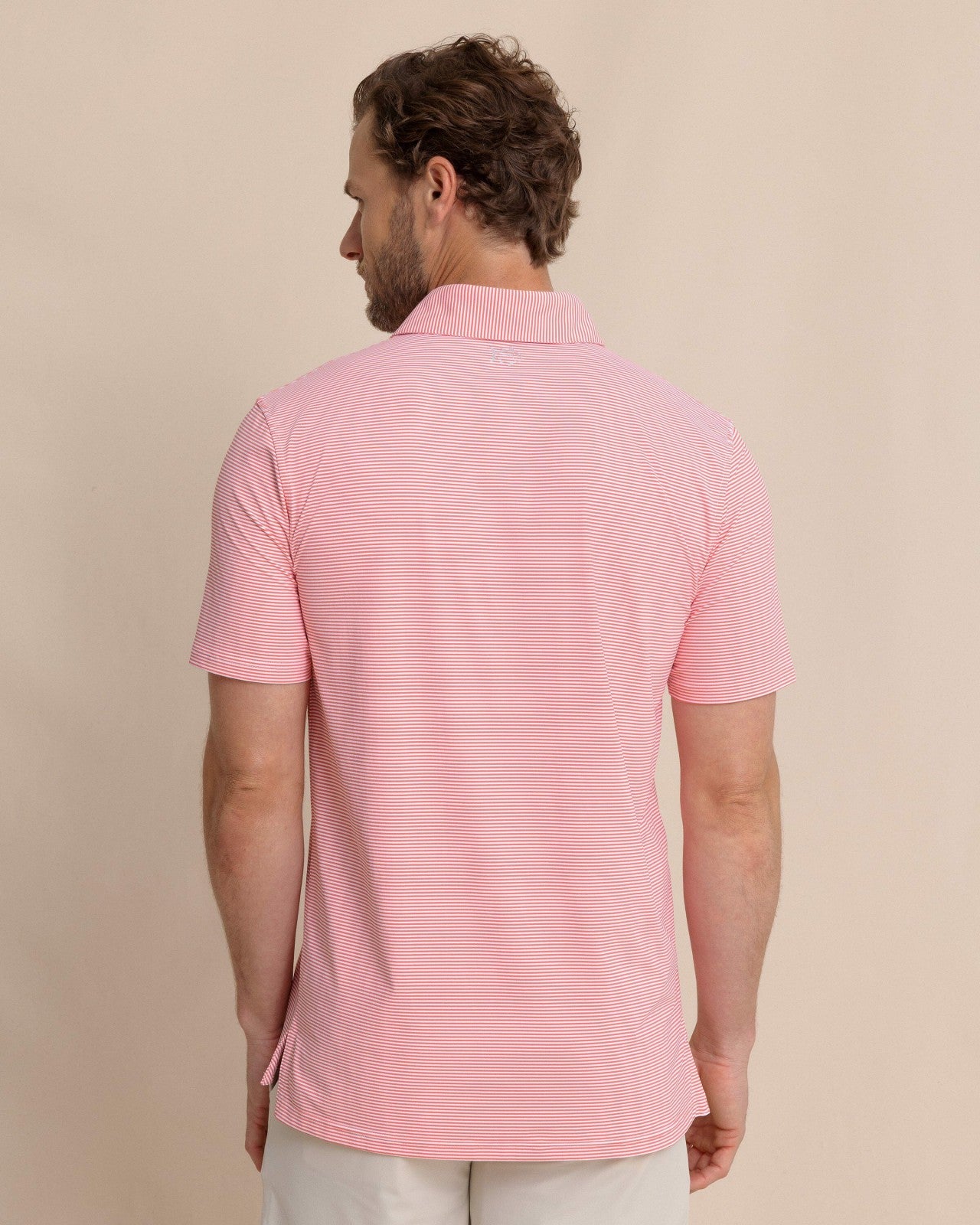 brrr°®-eeze Meadowbrook Stripe Polo - Coral Southern Tide Discount