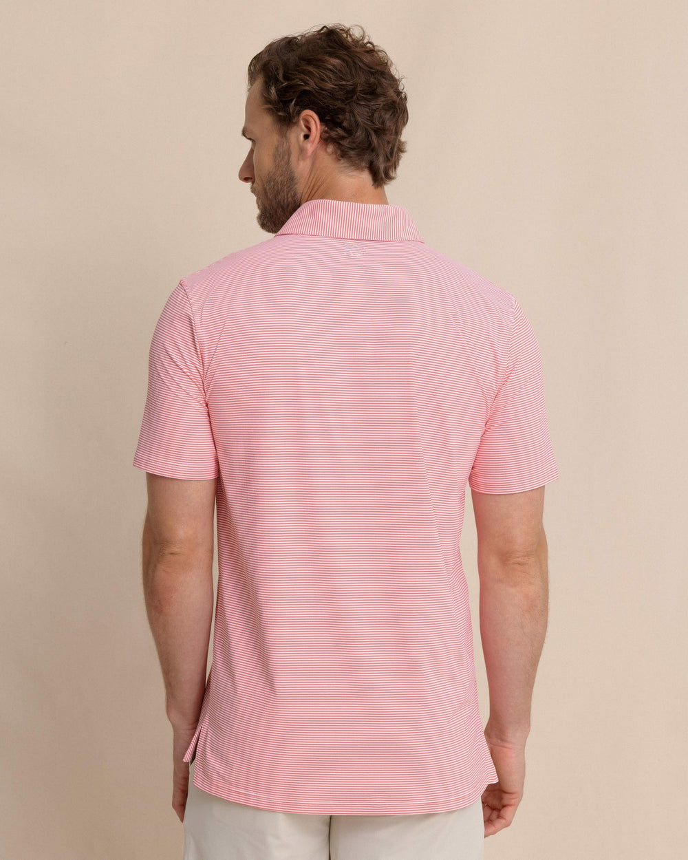 brrr°®-eeze Meadowbrook Stripe Polo - Coral Southern Tide Discount