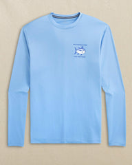 Grey Marlin Long Sleeve Performance T-Shirt Southern Tide Special Offer