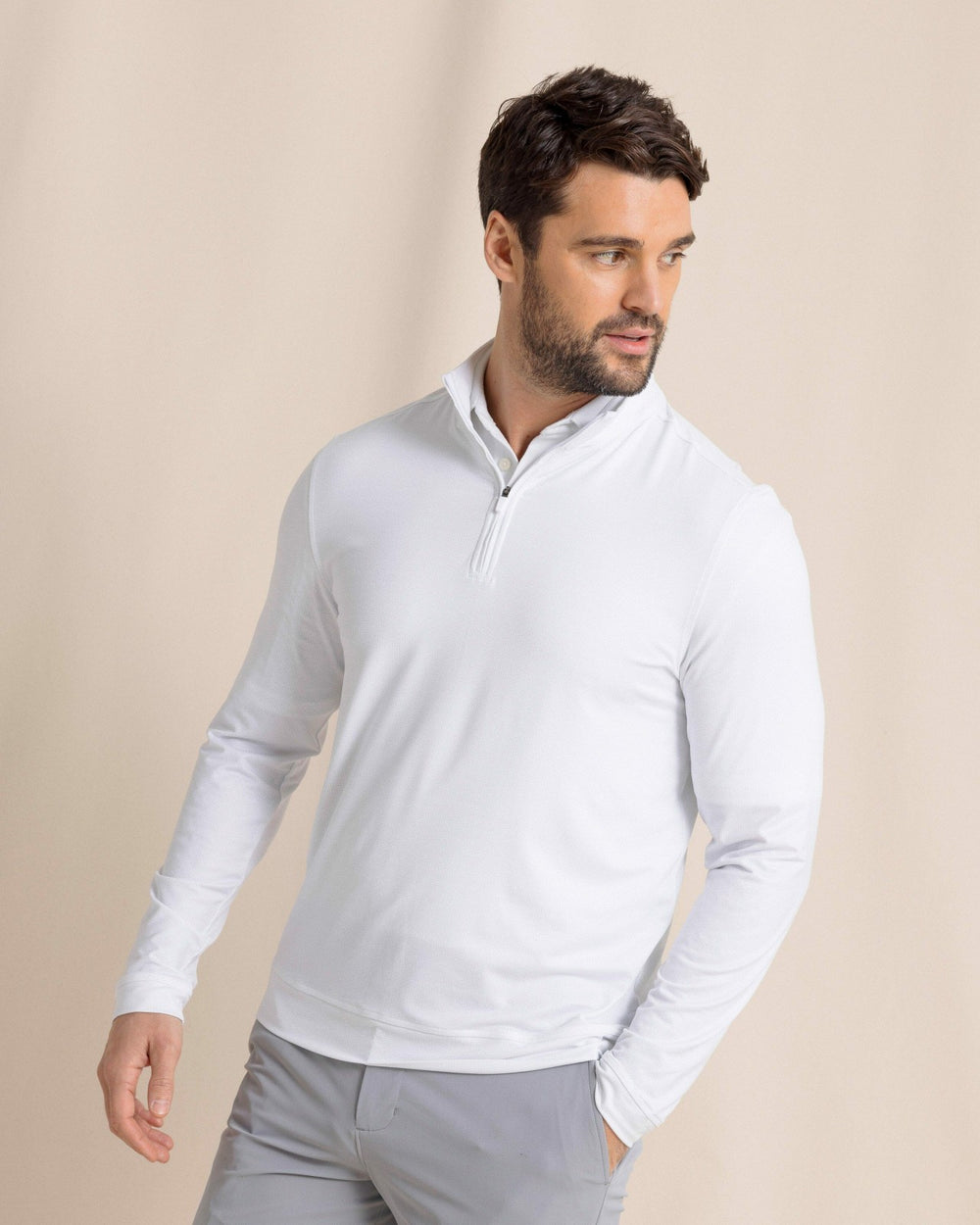 Cruiser ST Geo Printed Quarter Zip Southern Tide Outlets