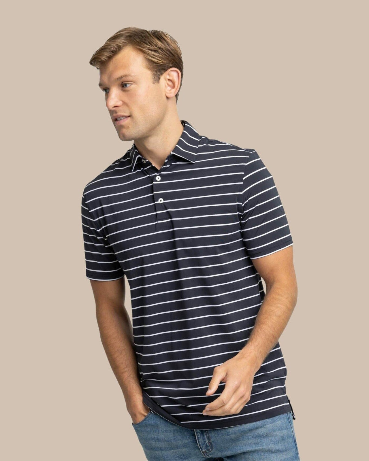 brrr°®-eeze Desmond Stripe Polo Southern Tide Limited Offer