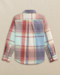 Boys Surfside Madras Sport Shirt Southern Tide Value Deal