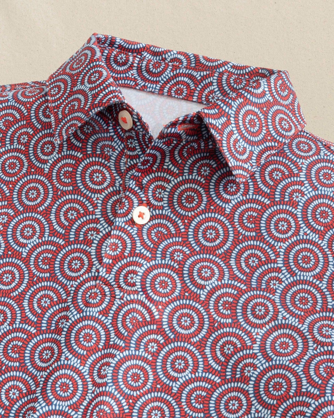 Boys Driver Firecracker Printed Performance Polo Southern Tide Sale