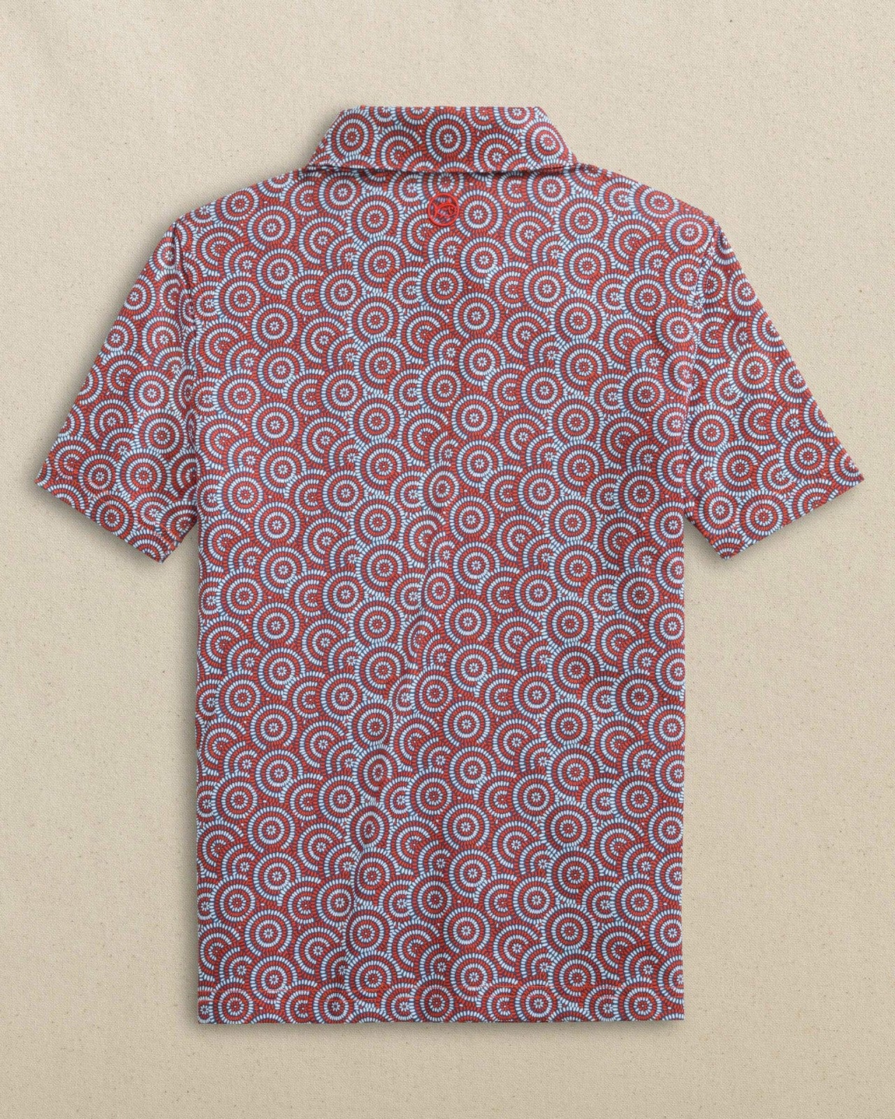 Boys Driver Firecracker Printed Performance Polo Southern Tide Sale