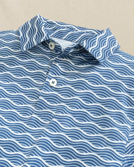 Boys Driver Waves Printed Performance Polo Southern Tide Discount