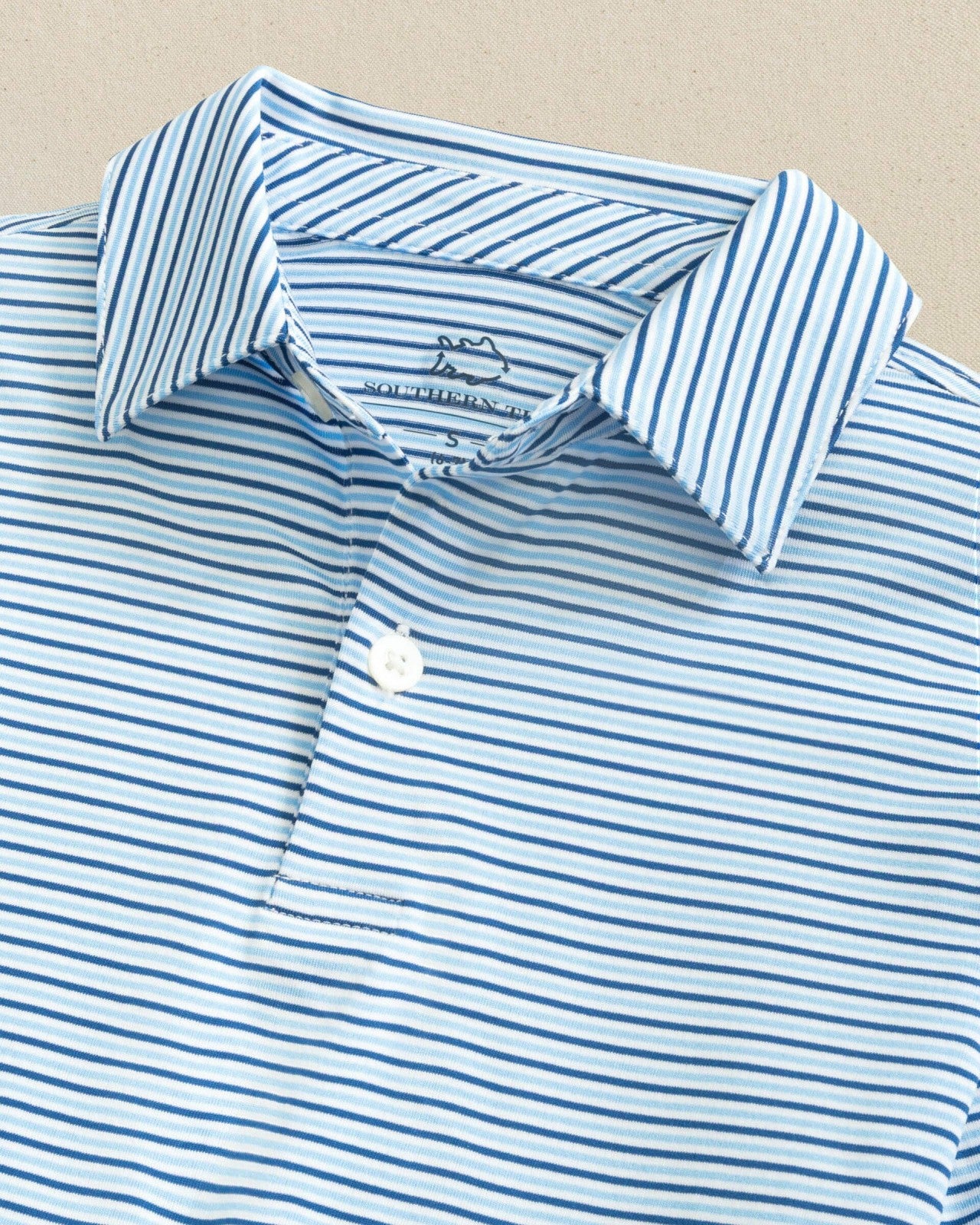 Boys Driver Micro-Stripe Performance Polo Southern Tide Discounted