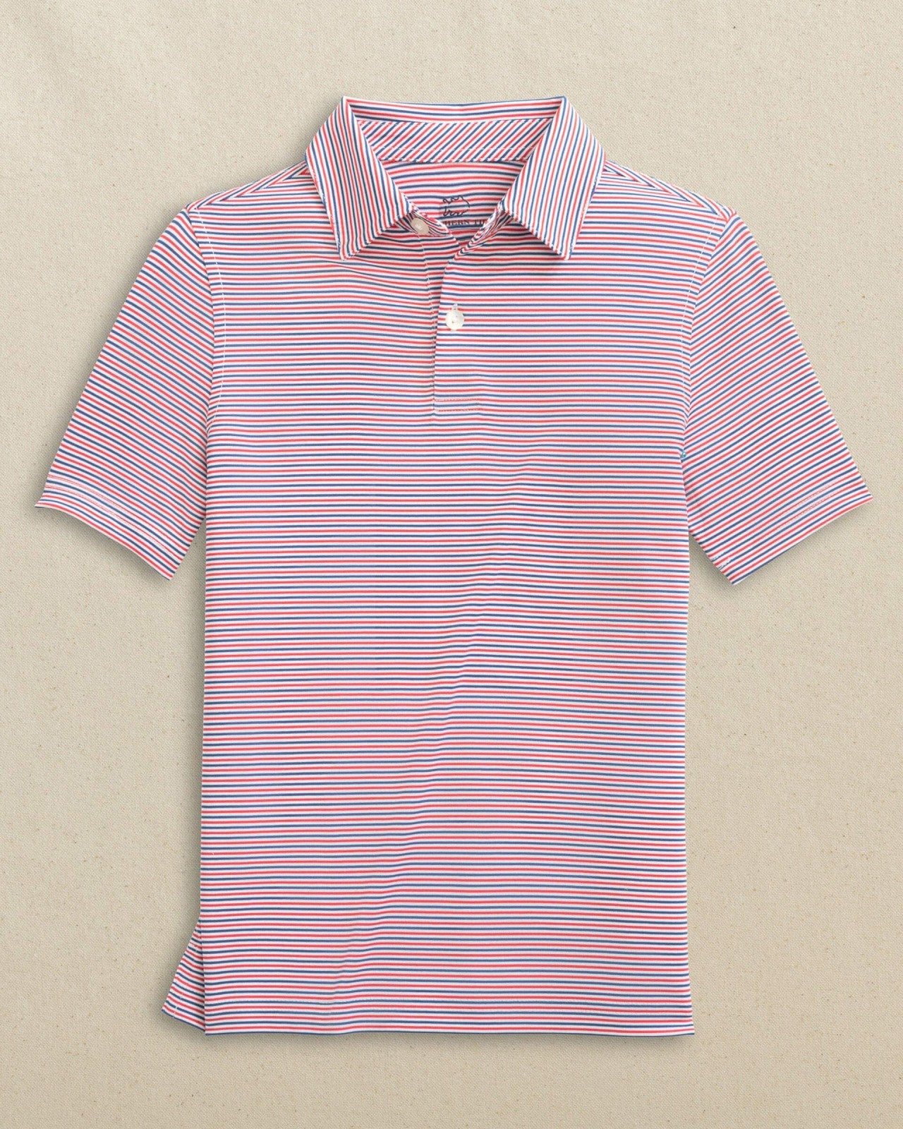 Boys Driver Micro-Stripe Performance Polo Southern Tide Discounted