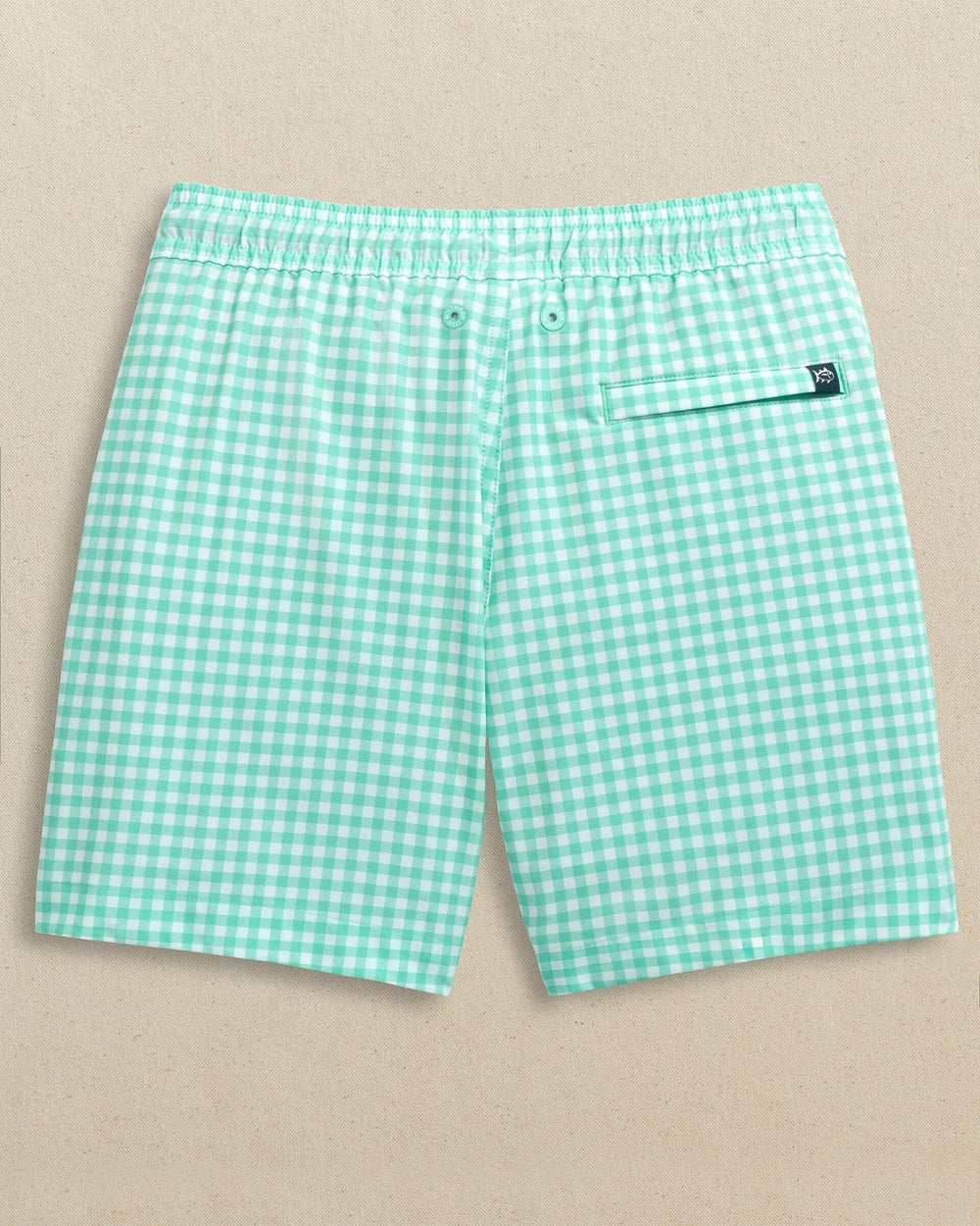 Boys Pelican Bay Gingham Maritime Swim Trunk Southern Tide Limited Offer