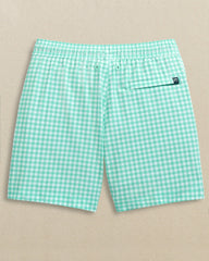 Boys Pelican Bay Gingham Maritime Swim Trunk Southern Tide Limited Offer