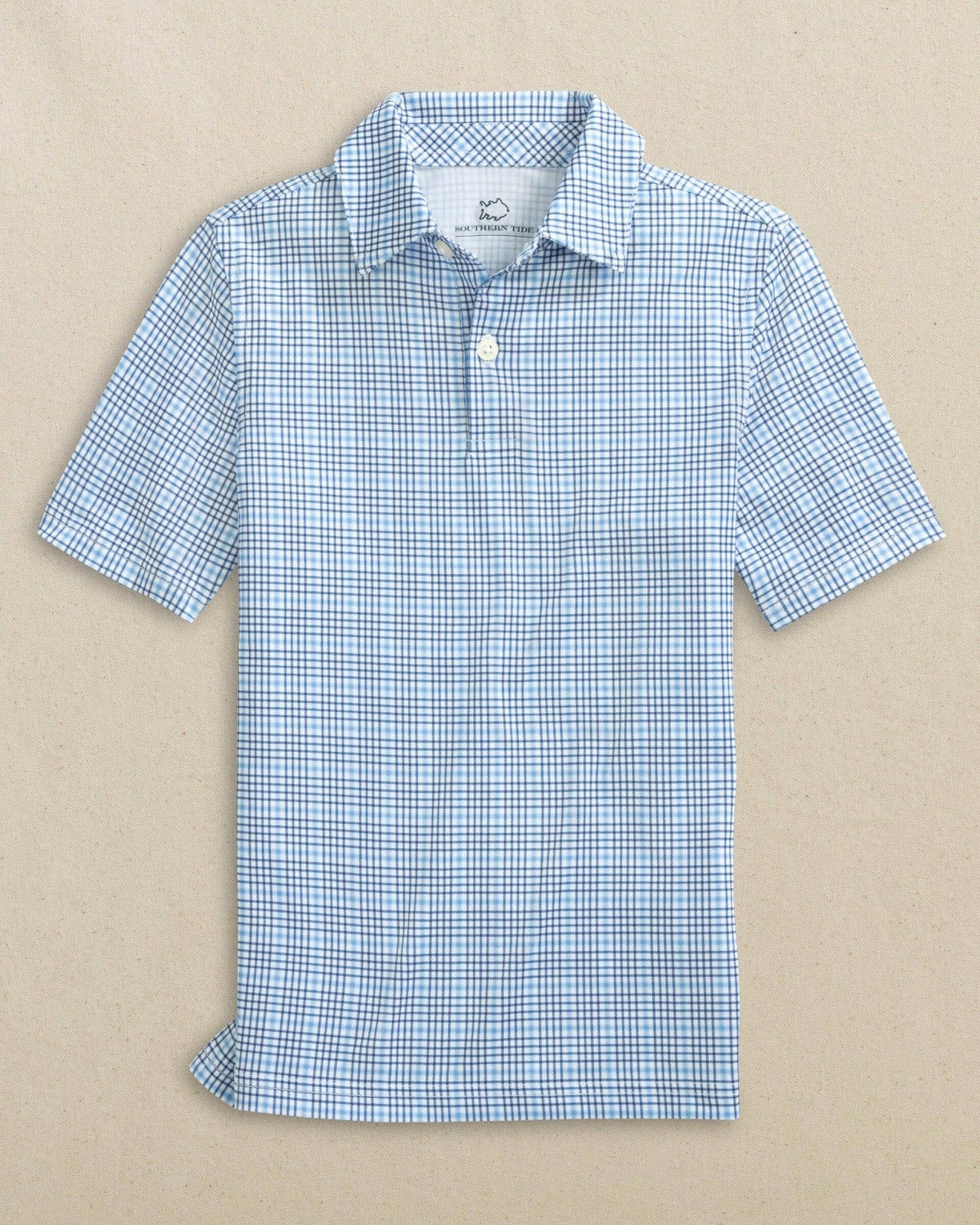 Boys Driver Plaid Performance Polo Southern Tide Exclusive Deal