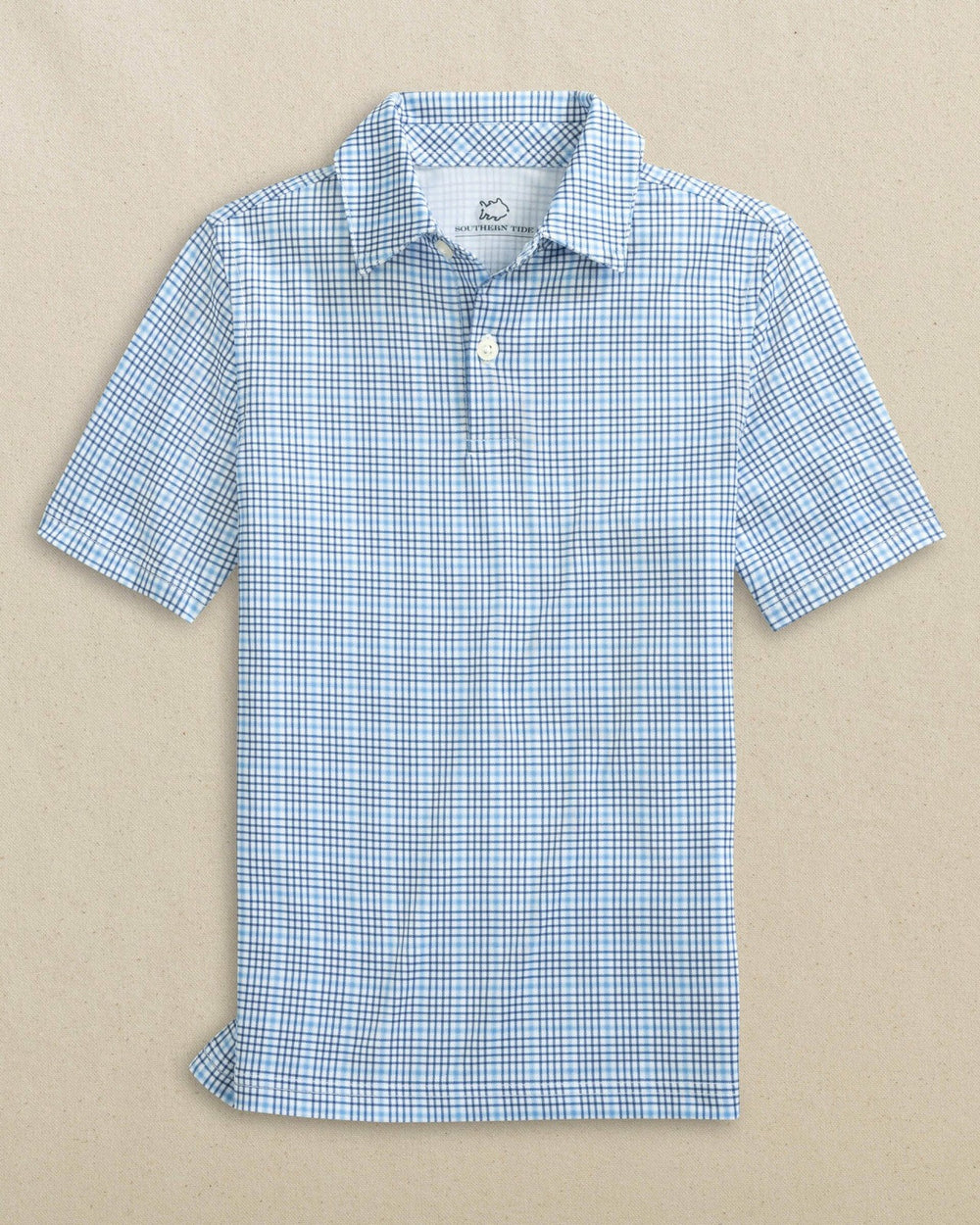 Boys Driver Plaid Performance Polo Southern Tide Exclusive Deal