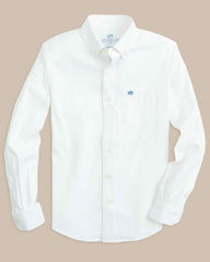 Boy's Intercoastal Solid Button Down Shirt Southern Tide Special Offer