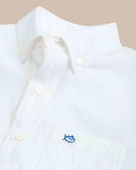 Boy's Intercoastal Solid Button Down Shirt Southern Tide Special Offer