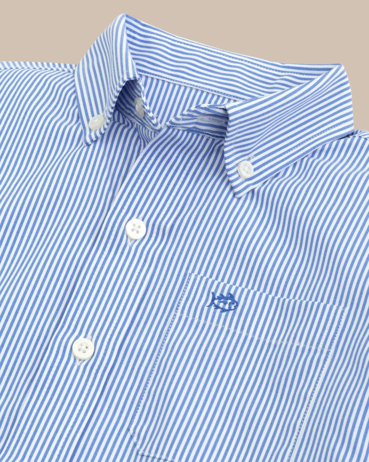 Youth Intercoastal Bengal Stripe Sport Shirt Southern Tide Discounted