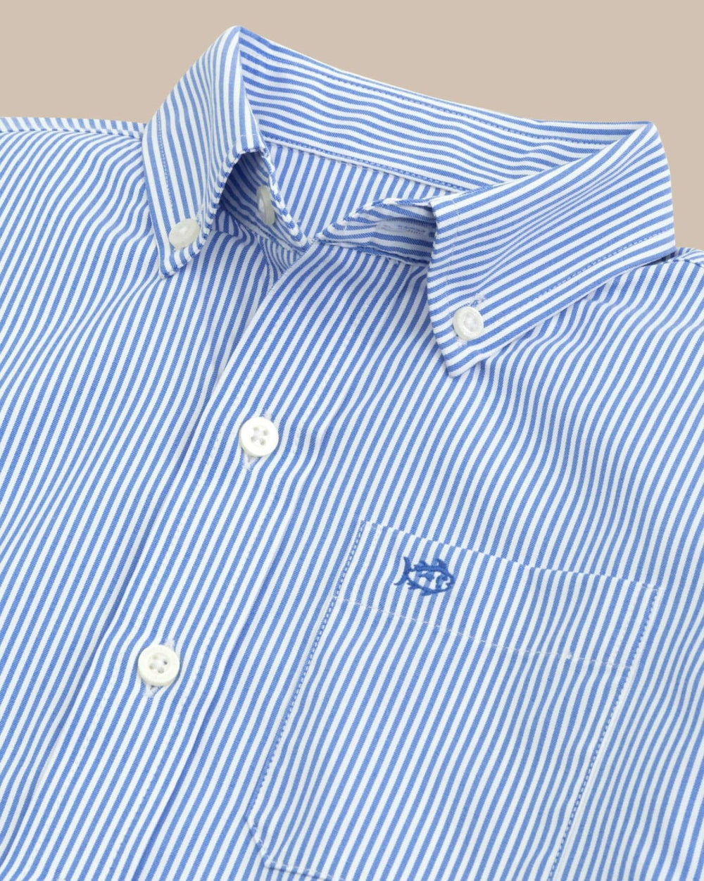 Youth Intercoastal Bengal Stripe Sport Shirt Southern Tide Discounted