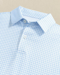 Boys Driver Gingham Printed Performance Polo Southern Tide Limited Offer