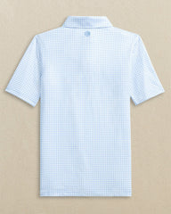 Boys Driver Gingham Printed Performance Polo Southern Tide Limited Offer
