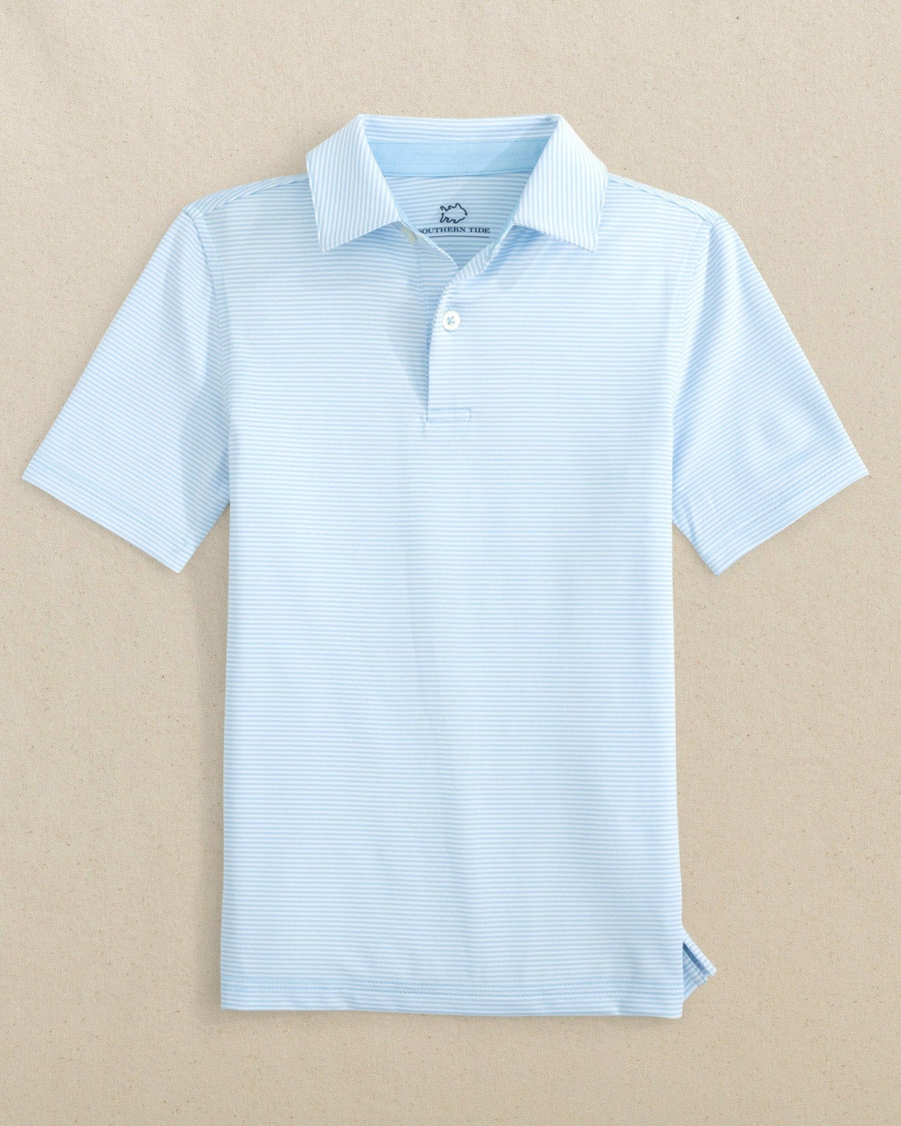 Boys Driver Meadowbrook Stripe Performance Polo Southern Tide Sale