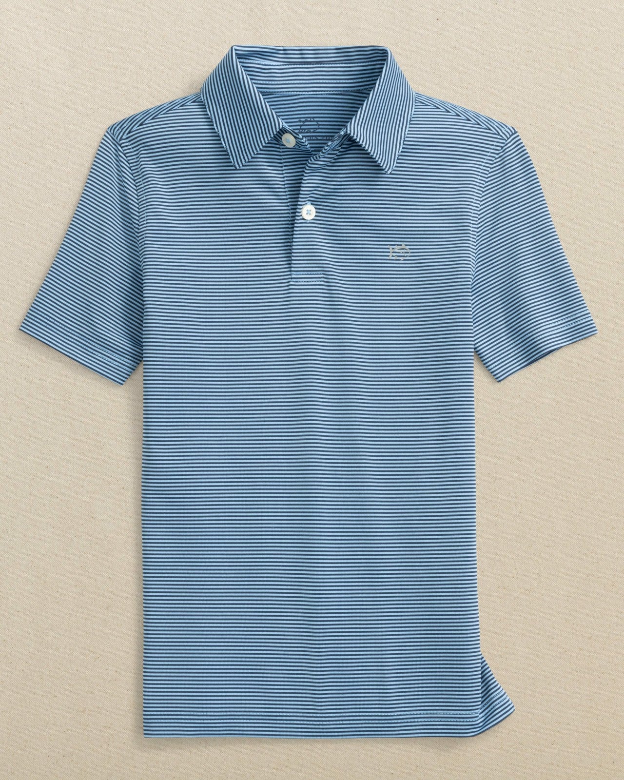 Boys Driver Meadowbrook Stripe Performance Polo Southern Tide Sale