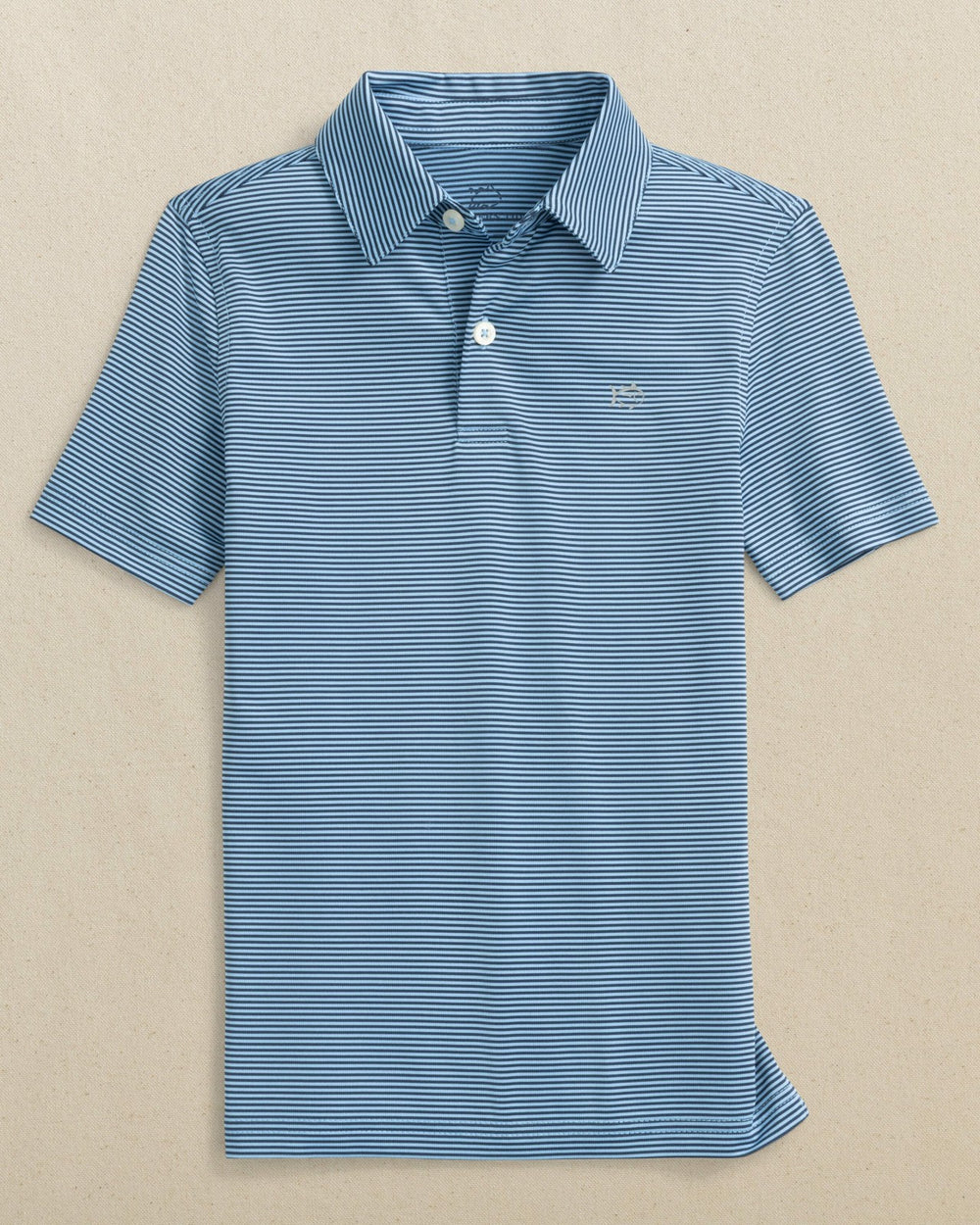 Boys Driver Meadowbrook Stripe Performance Polo Southern Tide Sale
