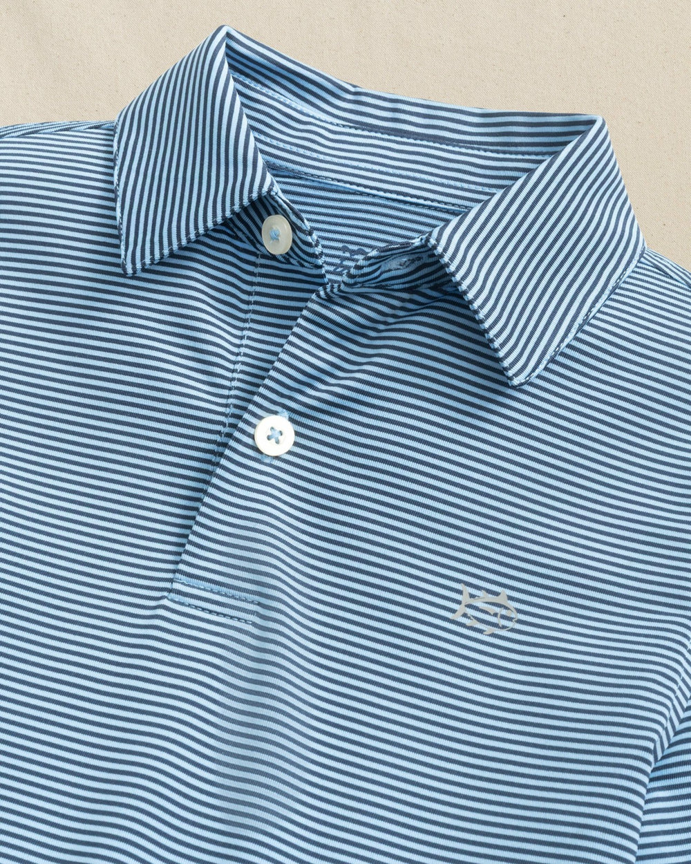 Boys Driver Meadowbrook Stripe Performance Polo Southern Tide Sale