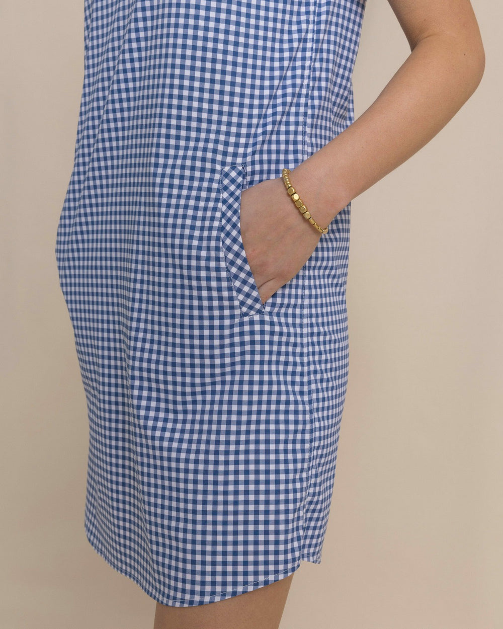 Kamryn Gingham Coastal Breeze® Dress Southern Tide On Sale