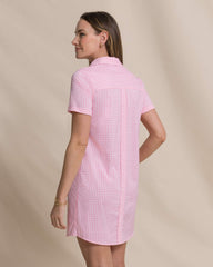 Kamryn Gingham Coastal Breeze® Dress Southern Tide On Sale