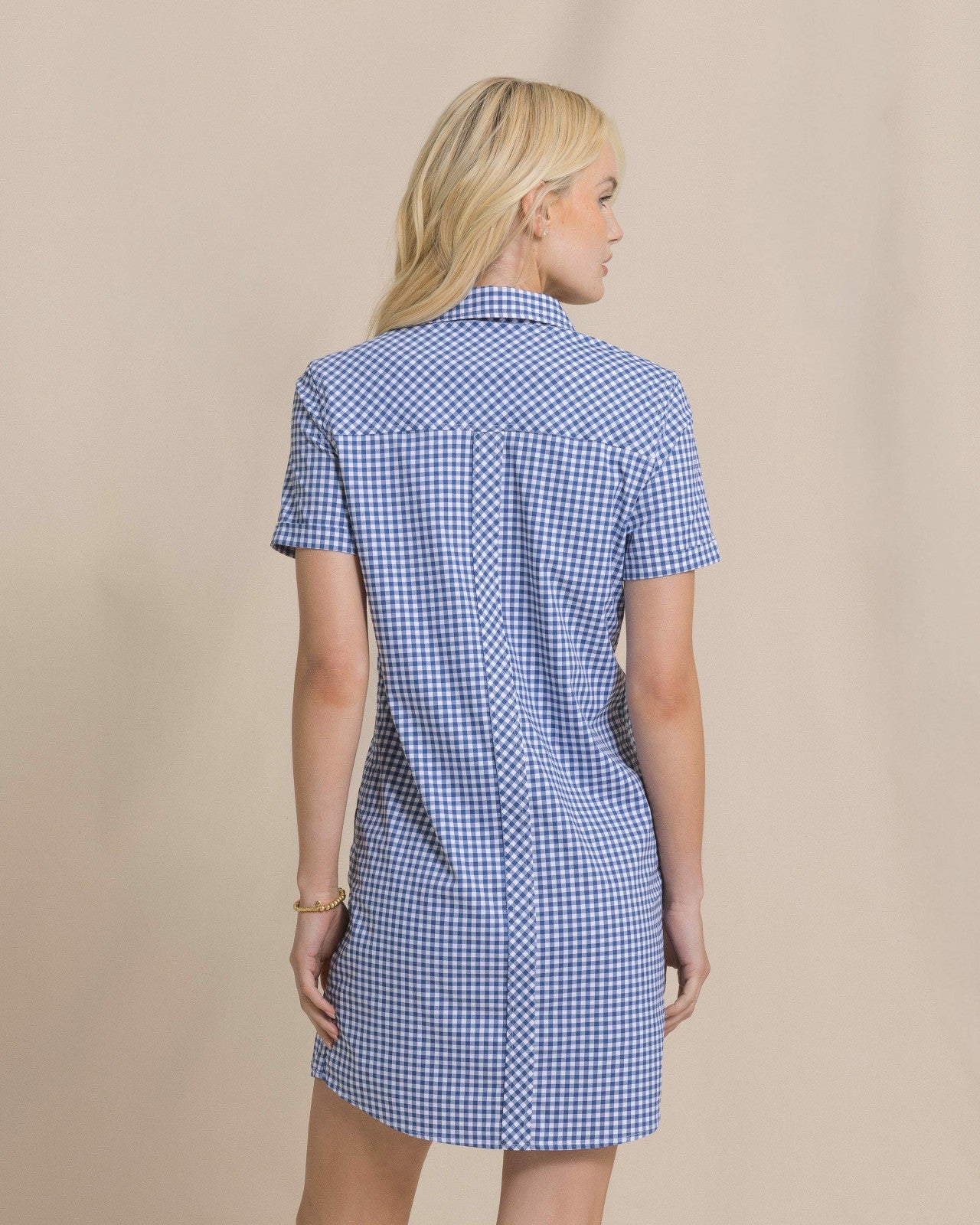 Kamryn Gingham Coastal Breeze® Dress Southern Tide On Sale