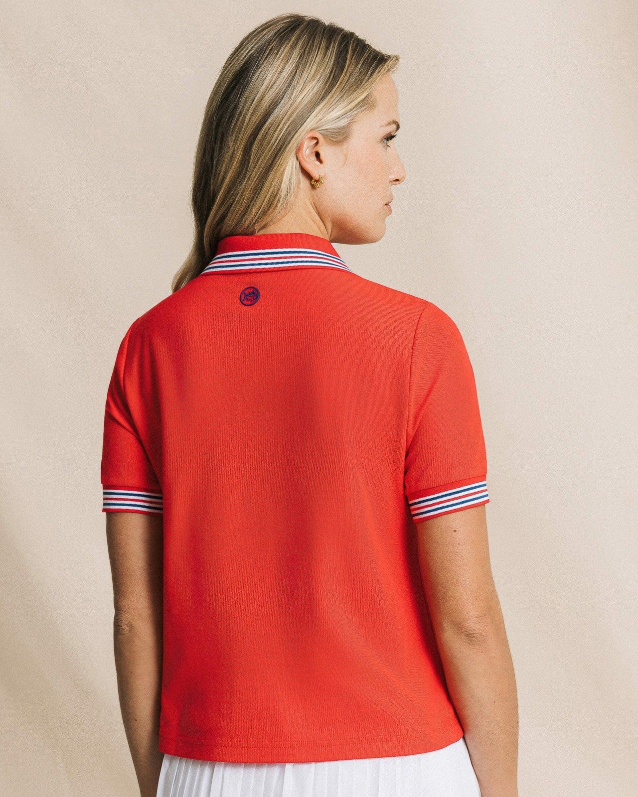 Laura Boxy Polo Shirt Southern Tide Discounted