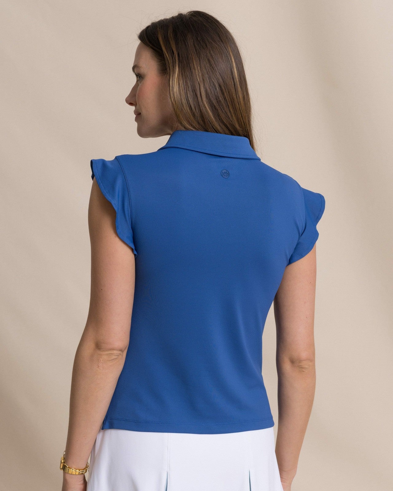 Dayna Ruffle Polo Tank Southern Tide Bargain
