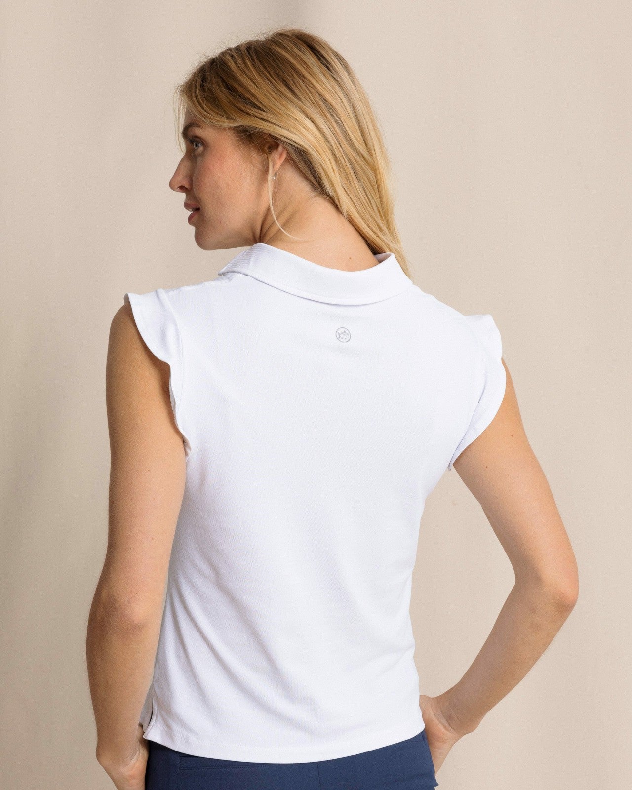 Dayna Active Ruffle Polo Tank Southern Tide Limited Offer