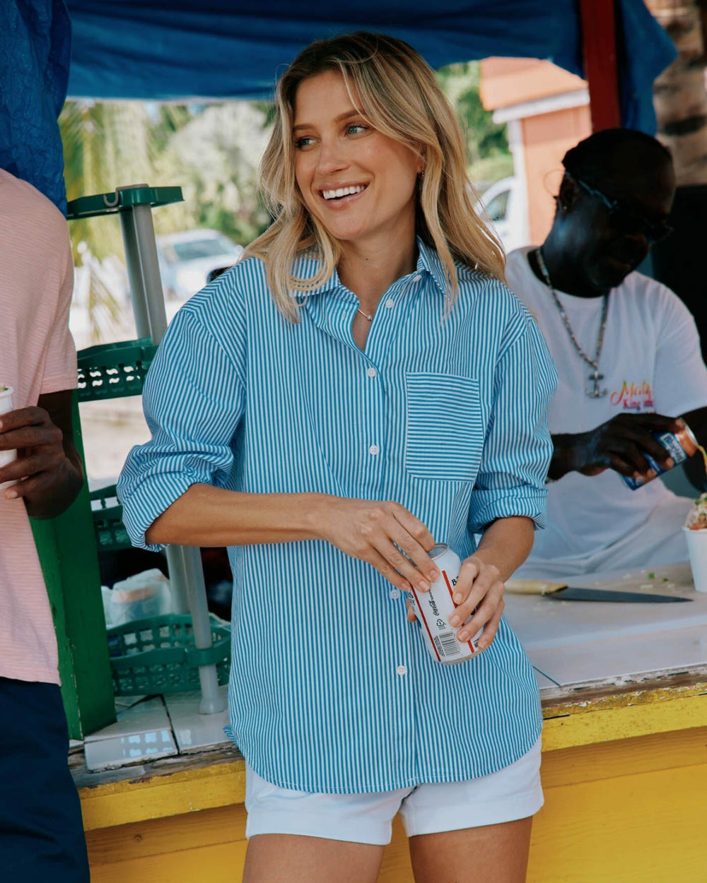 Katherine Stripe Shirt Southern Tide Sale