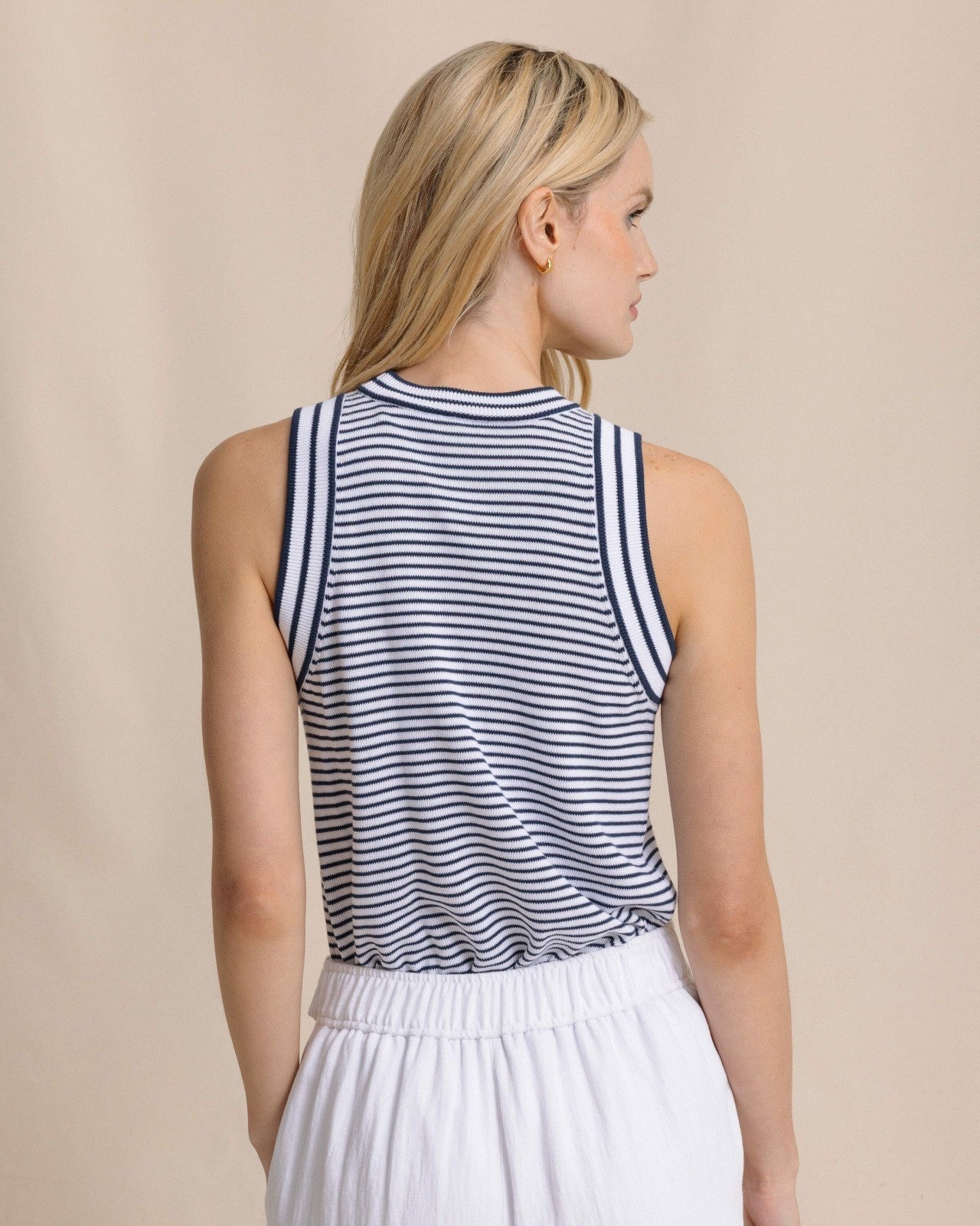 Dillon Stripe Sweater Tank Southern Tide Bargain